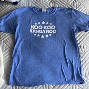 Youth Large Blue Koo Koo Kanga Roo Tshirt Short Sleeve